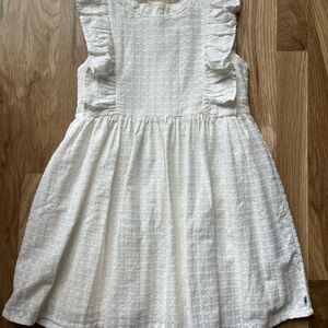 White petit bateau dress